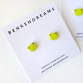 Frog Clay Earrings