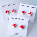 Mini Mushroom studs