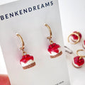 Round Cheesecake Earrings