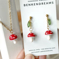 Mushroom Earrings