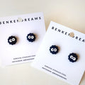 Cute Black Dust Creature Earrings